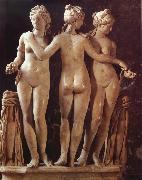 unknow artist THe Three Graces oil on canvas